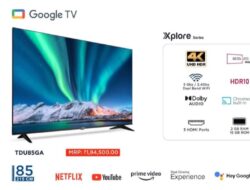 Seri TV Elista Xplore Diluncurkan: Panel 4K, Google TV, dan Kontrol Suara Bebas Genggam