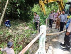 Rehab Jembatan Karanganyar–Jatingarang Weru, Polres Sukoharjo Terjunkan Personel