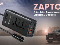Portronics Meluncurkan Inverter Mobil Zaptor 200W dengan Soket AC Ganda dan Enam Output