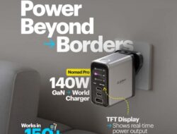 Charger Stuffcool Nomad Pro GaN Diluncurkan dengan Pengisian Cepat 140W dan Dukungan Colokan Global