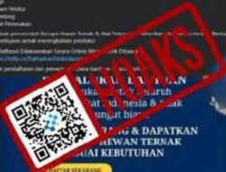 [HOAKS] Tautan untuk Dapat Bantuan Hewan Ternak dan Alat Peternakan