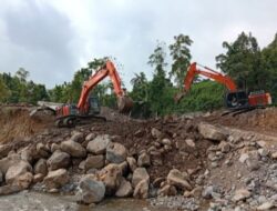 Dibangun Jembatan Darurat, Konektivitas Jalan Provinsi Sicincin–Bukittinggi Segera Pulih Bertahap