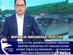 [HOAKS] Mobil Mantan Menkes Siti Fadilah Supari Meledak karena Bom di Tol Jakarta-Cikampek