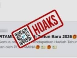 [HOAKS] Pertamina Bagikan Tautan Hadiah Tahun Baru 2026
