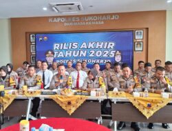 Rilis Akhir Tahun 2025 Polres Sukoharjo, Kejahatan Konvensional Alami Kenaikan 210 Kasus