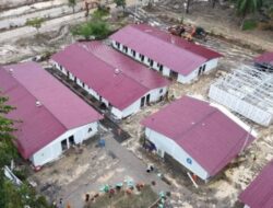 Pembangunan 1.606 Unit Huntara di Aceh dan Tapanuli Selatan Ditarget Selesai Sebelum Ramadhan