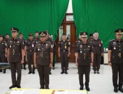 Mutasi di Kejari Sukoharjo, Dua Kasi dan Satu Kasubseksi Bergeser