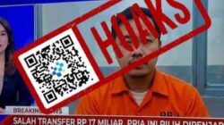 [HOAKS] Pria Pilih Dipenjara daripada Kembalikan Uang Salah Transfer Rp17 Miliar