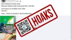 [HOAKS] Tautan Pengecekan BSU Pangan Tunai 2026