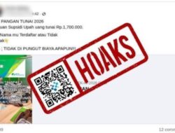 [HOAKS] Tautan Pengecekan BSU Pangan Tunai 2026