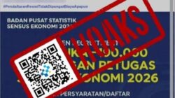 [HOAKS] Tautan Pendaftaran Petugas Sensus Ekonomi 2026