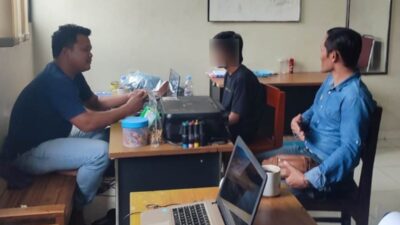 Terjerat Kasus Tembakau Sintetes, AS Warga Kelurahan Joho Sukoharjo Diamankan Polisi