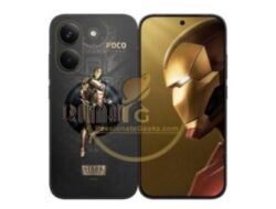 Poco X8 Pro Iron Man Edition Bocor dengan Warna Abu-abu dan Emas