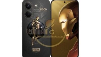 Poco X8 Pro Iron Man Edition Bocor dengan Warna Abu-abu dan Emas