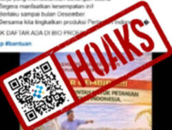 [HOAKS] Tautan Pendaftaran Bantuan Alat Pertanian untuk Petani Milenial