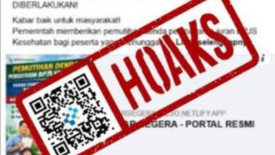 [HOAKS] Tautan Pendaftaran Pemutihan Denda Iuran BPJS Kesehatan 2026