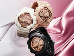 Casio Memperkenalkan Model G-Shock GMA-S140PG Baru dengan Aksen Emas Merah Muda Metalik