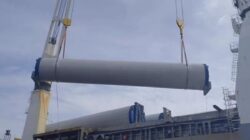 Pelabuhan Ciwandan Mampu Tangani “Oversized Cargo, Tangani Ekspor Perdana Wind Mill Tower ke Kanada