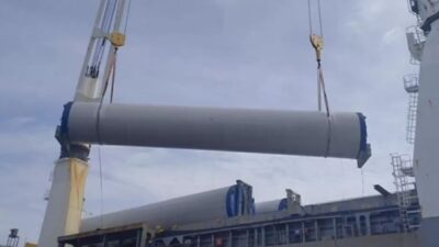 Pelabuhan Ciwandan Mampu Tangani “Oversized Cargo, Tangani Ekspor Perdana Wind Mill Tower ke Kanada