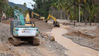 Target Selesai Tahun Ini, Pembangunan 4 Sabo Dam Prioritas di Sungai Aek Tukka Tapanuli Tengah Dipercepat