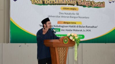 Peringati Dies Natalis ke-58, Univet Bantara Sukoharjo Gelar Doa Bersama dan Bakti Sosial