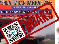 [HOAKS] Tautan Pendaftaran Rekrutmen Pemadam Kebakaran 2026