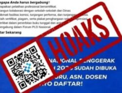 [HOAKS] Tautan Rekrutmen Nasional Penggerak Literasi Daerah 2026