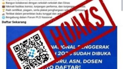 [HOAKS] Tautan Rekrutmen Nasional Penggerak Literasi Daerah 2026