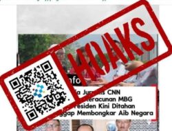 [HOAKS] Jurnalis CNN Ditahan Polisi karena Bongkar Keracunan MBG