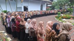Ribuan ASN Sukoharjo Antre Halalbihalal dengan Bupati dan Wakil Bupati