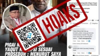 [HOAKS] Natalius Pigai Setujui Yaqut Cholil Qoumas Jadi Tahanan Rumah