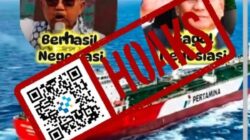 [HOAKS] Jusuf Kalla Sukses Nego Dubes Iran Perihal Kapal Tanker Pertamina