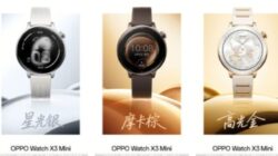 Gambar Resmi Oppo Watch X3 Mini Menampilkan Tiga Pilihan Warna Jelang Peluncuran