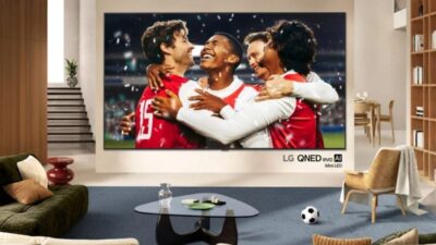 LG Meluncurkan TV LED Mini QNED Evo 115 Inci dengan Mode Gaming 330Hz, Peredupan Presisi, dan AI Sound Pro