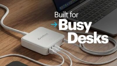 Charger Desktop Stuffcool Zeno 100W Diluncurkan dengan Kabel USB-C yang Dapat Ditarik dan 4 Output