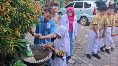 RS PKU Sukoharjo Gandeng SPPG Edukasi Siswa Cuci Tangan dengan Sabun Sebelum Menyantap MBG