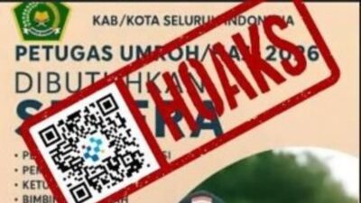 [HOAKS] Tautan untuk Mendaftar Seleksi Petugas Haji pada April 2026