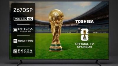Seri TV LED Mini Toshiba Z670SP Diluncurkan dengan Panel 144Hz, Pilihan Ukuran hingga 100 Inci
