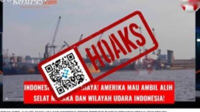 [HOAKS] Amerika Serikat Bakal Ambil Alih Selat Malaka