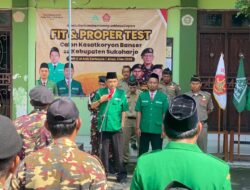 Banser Sukoharjo Gelar “Fit and Proper Test” untuk Kandidat Kasatkoryon
