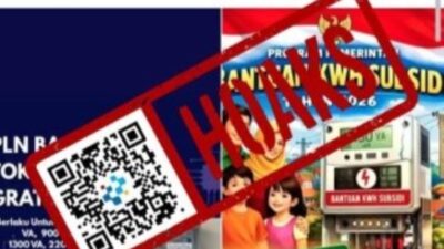[HOAKS] Token Listrik Gratis Rp 250.000 dengan Hubungi WhatsApp PLN