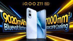 iQOO Z11 Diluncurkan Global dengan Snapdragon 7s Gen 4, Baterai Besar 9020mAh, Layar 144Hz