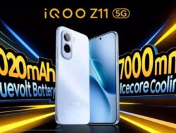 iQOO Z11 Diluncurkan Global dengan Snapdragon 7s Gen 4, Baterai Besar 9020mAh, Layar 144Hz