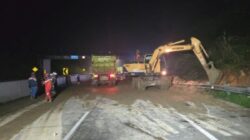 Longsor Tol Bocimi Kilometer 72, Kementerian PU Gercep Lakukan Penanganan