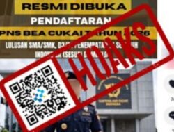 [HOAKS] Pendaftaran Calon Pegawai Negeri Sipil (CPNS) Bea Cukai Tahun 2026