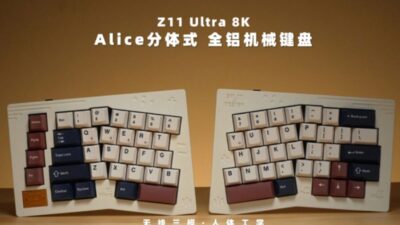 Keychron Luncurkan Keyboard Mekanik Split Bergaya Retro dengan Polling 8K