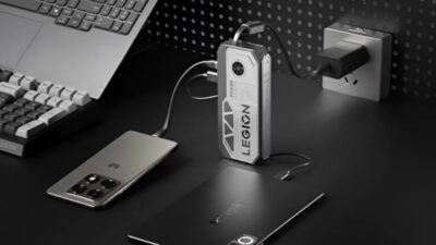 Lenovo Luncurkan Power Bank 10000mAh 100W Baru dengan Kabel USB-C Terintegrasi dan Layar Pintar