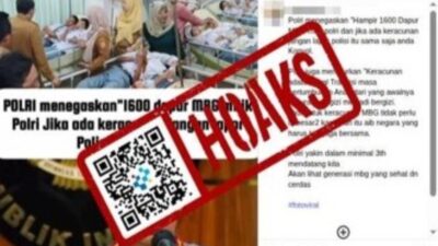 [HOAKS] 1600 Dapur MBG Milik Polri, jika Keracunan Jangan Lapor Polisi