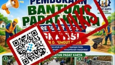 [HOAKS] Tautan Pendaftaran Bantuan Padat Karya 2026
