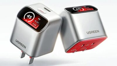 Ugreen Luncurkan Charger Cepat GaN 160W dengan Lima Port dan Layar Pintar